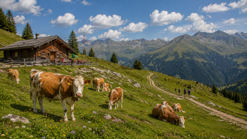 Kühe auf der Alm – was Wanderer unbedingt wissen müssen 2 Almkuh, Kühe auf der Alm, Almleben
