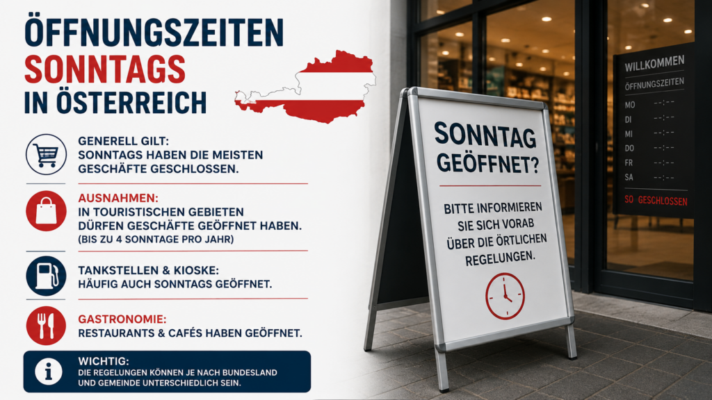 Sonntag in Österreich: Was hat wirklich geöffnet? 1 ChatGPT Image 5. Aug. 2026 13 13 57 1